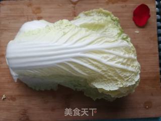 白菜人造肉炒水晶粉的做法步骤：1