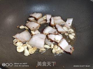 五花肉炒不老豆的做法步骤：5