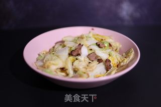 牛肉炒白菜的做法步骤：5