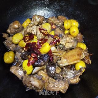 香菇板栗焖鸡 的做法步骤:11