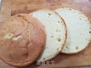 女儿做的蛋糕的做法步骤:2