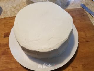 女儿做的蛋糕的做法步骤:9