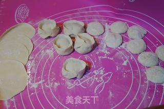 青椒牛肉馅元宝水饺的做法步骤:10