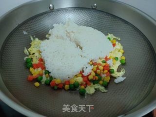 时蔬炒饭的做法步骤：5