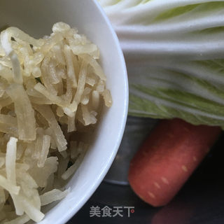 白菜豆腐素馅蒸饺的做法步骤：4