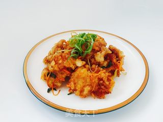 锅包肉的做法步骤:14