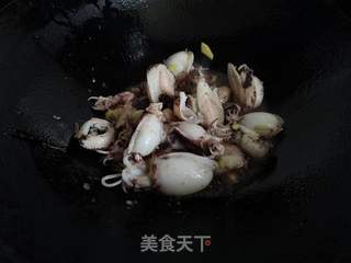 红烧小墨鱼仔的做法步骤:4