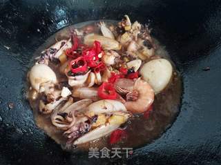 红烧小墨鱼仔的做法步骤:8
