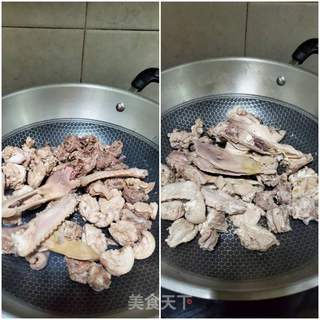 笋干焖鸭肉的做法步骤:4