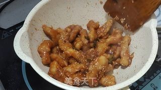 糖醋鸡柳的做法步骤:14