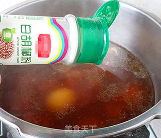 香菇炖鸡面的做法步骤:5