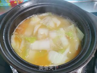 白菜肉丸粉丝煲的做法步骤:7