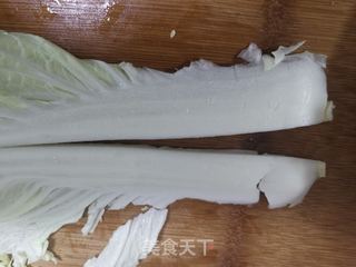 熟鸡炒白菜片的做法步骤:2