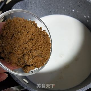 红糖姜撞奶的做法步骤:8