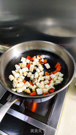 杏鲍菇炒牛肉粒的做法步骤:7