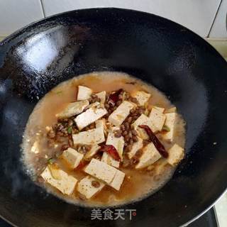 盐豆子炖豆腐的做法步骤：7