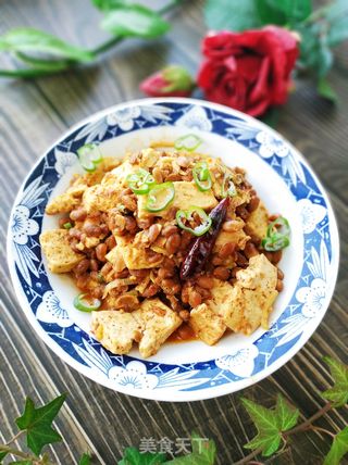 盐豆子炖豆腐的做法步骤:8