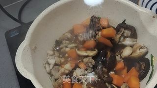 家常菜香菇鸡肉的做法步骤：8