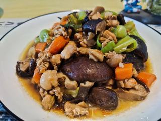 家常菜香菇鸡肉的做法步骤:11