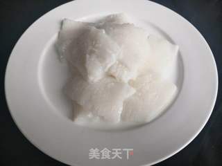 浙江名菜&蒜爆目鱼花的做法步骤:5