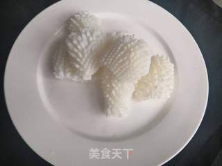浙江名菜&蒜爆目鱼花的做法步骤:8