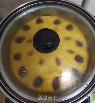 小米南瓜红枣发糕的做法步骤：8