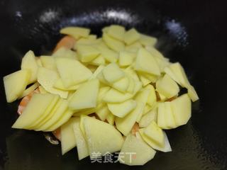 番茄土豆炒青虾的做法步骤:8
