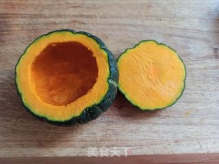 贝贝南瓜蒸蛋的做法步骤:2