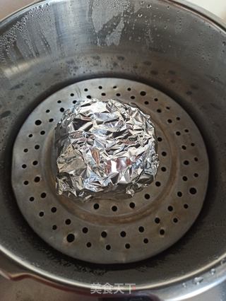 贝贝南瓜蒸蛋的做法步骤:4