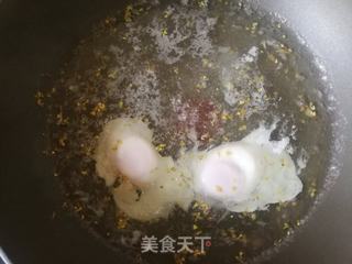 桂花冰糖鸡蛋荷包的做法步骤:9