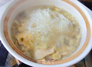 酸菜汆白肉的做法步骤:6