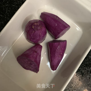 紫薯豆浆的做法步骤：3