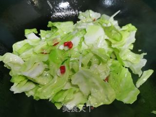 酸辣包菜的做法步骤:6