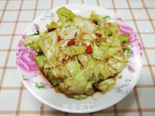 酸辣包菜的做法步骤:10