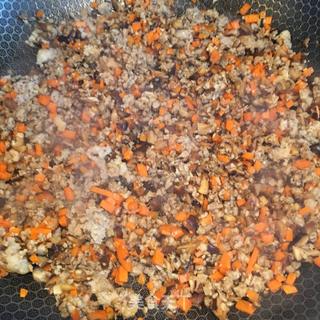 香菇肉末糯米饭的做法步骤：7