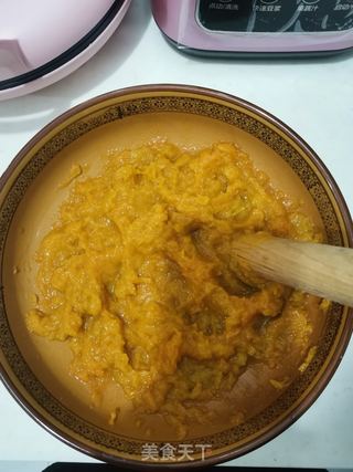 香煎南瓜饼的做法步骤：2