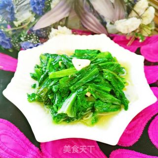 #炒油麦菜的做法图解8