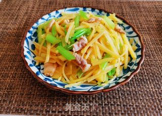 芹菜炒土豆丝的做法步骤:13