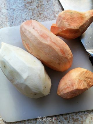 椰蓉地瓜条的做法步骤：1