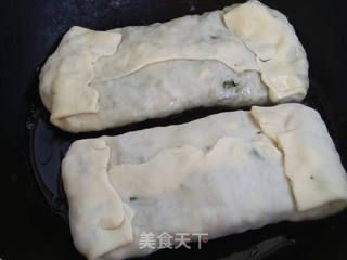 韭菜宽粉馅合子 的做法步骤:10