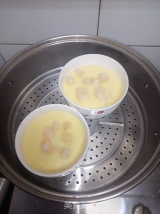 干贝蒸蛋羹的做法步骤：7
