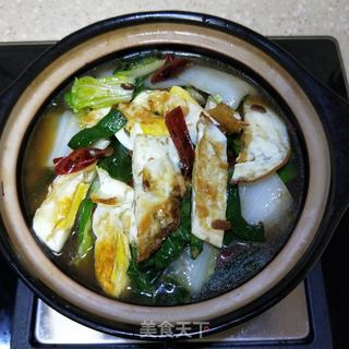 白菜鸡蛋煲的做法步骤:14