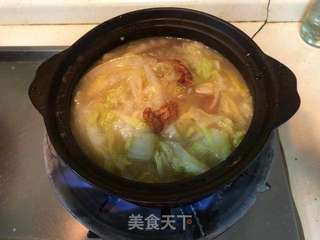 白菜炖粉丝的做法步骤:8