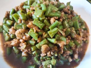 家常下饭菜肉末豆角的做法步骤:9