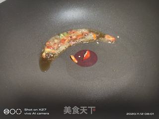 叉烧青菜炒饭的做法步骤：2