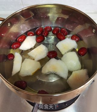 红枣雪梨苹果汤的做法步骤:6