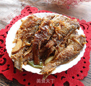 酱烧鲫头鱼的做法步骤:9
