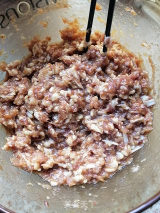 白菜猪肉粉条包的做法步骤:4