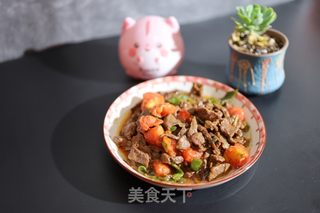 西红柿青椒炒牛肉的做法步骤：12