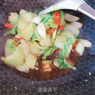 醋溜白菜的做法步骤：8